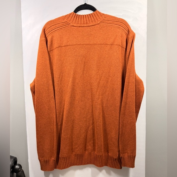 Men's Riggins Size XXL V-Neck Sweater - Orange - Picture 6 of 6